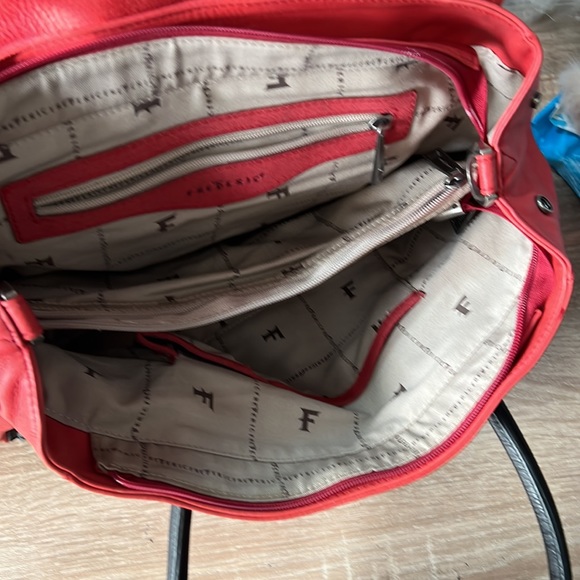 Frederic, red leather purse - Picture 4 of 13